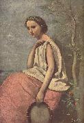 Jean-Baptiste-Camille Corot La Zingara Germany oil painting artist